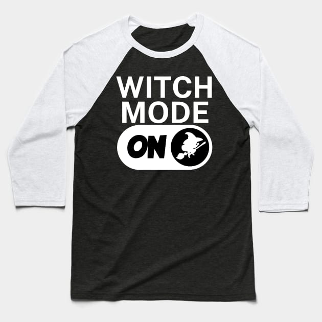 Witch mode on Baseball T-Shirt by maxcode